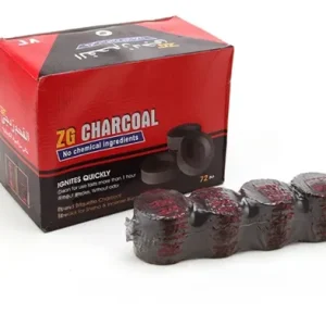 Caixa de Carvão Para Narguilé ZG Charcoal 72 unidades