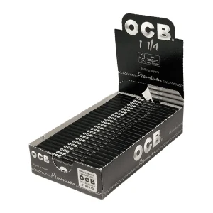 Caixa de Seda OCB Premium 1 14 com 25 Unidades