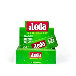 Caixa de Seda de Celulose Aleda Verde King Size 20 Unidades